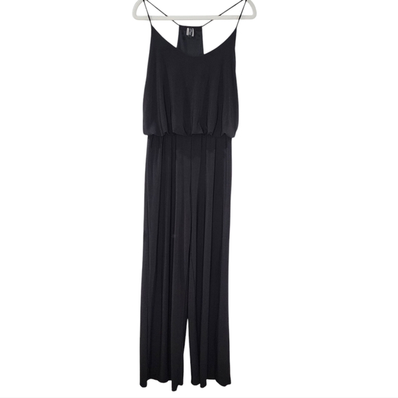 Pants - Iris Design Black Sleeveless Pants Jumpsuit Size Medium